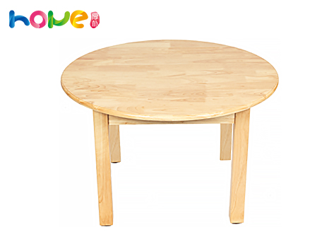 幼儿园圆桌 儿童实木小圆桌