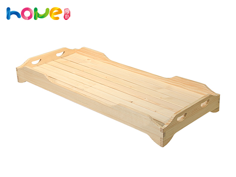 幼儿园床 山东厚朴儿童午休实木叠叠床
