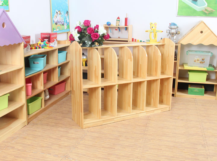 幼儿园实木书包柜生产厂家 书包收纳柜批发价格