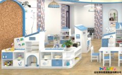 山东厚朴|幼儿园木质家具室内模拟
