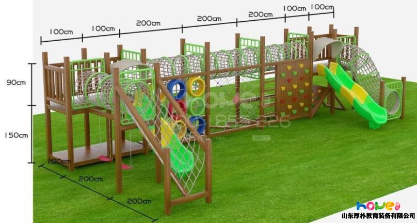 幼儿园实木滑梯价格