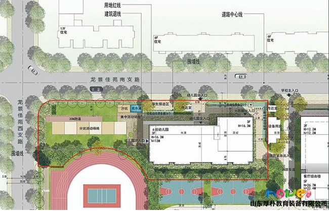 规划公布潍坊高新区将新建一所幼儿园