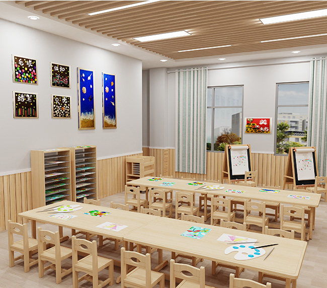 幼儿园美工区环境创设及材料投放