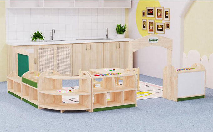  幼儿园保育员技能大赛毛巾口杯一体架的清洗整理